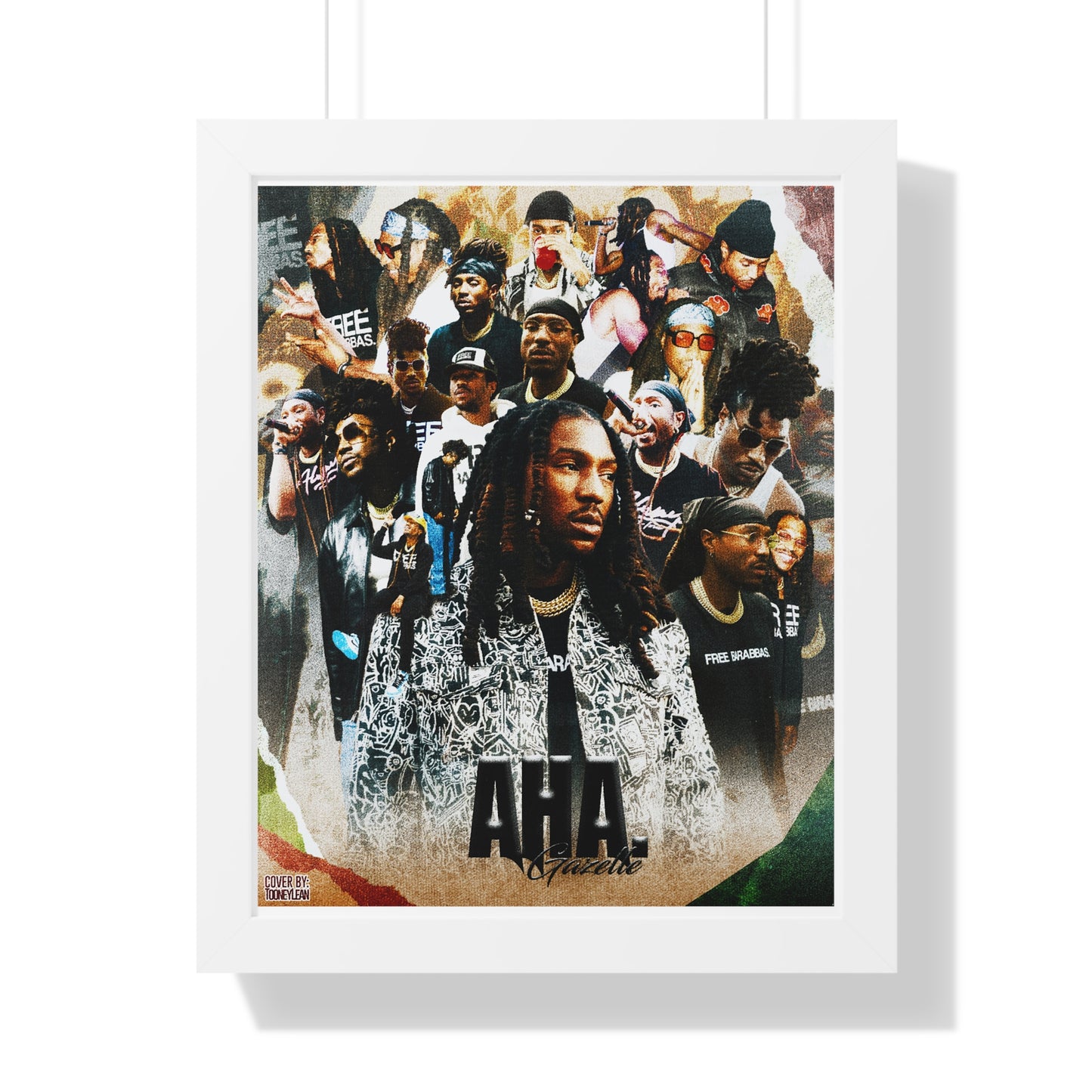 AHA Gazelle | Poster Framed