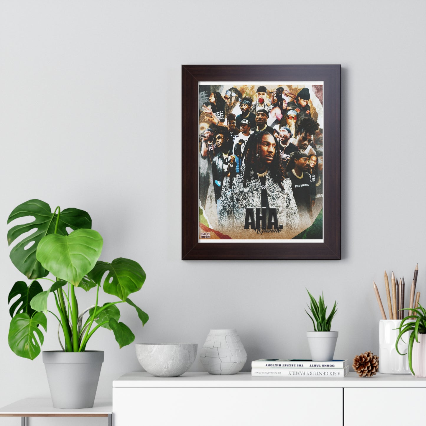 AHA Gazelle | Poster Framed