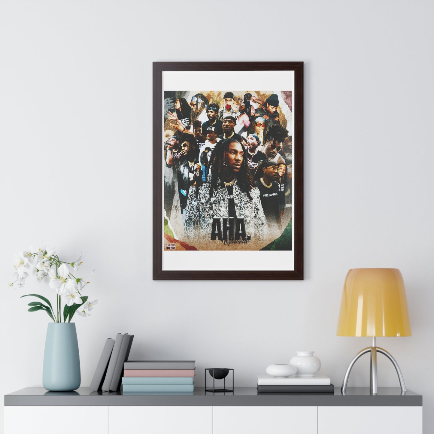 AHA Gazelle | Poster Framed