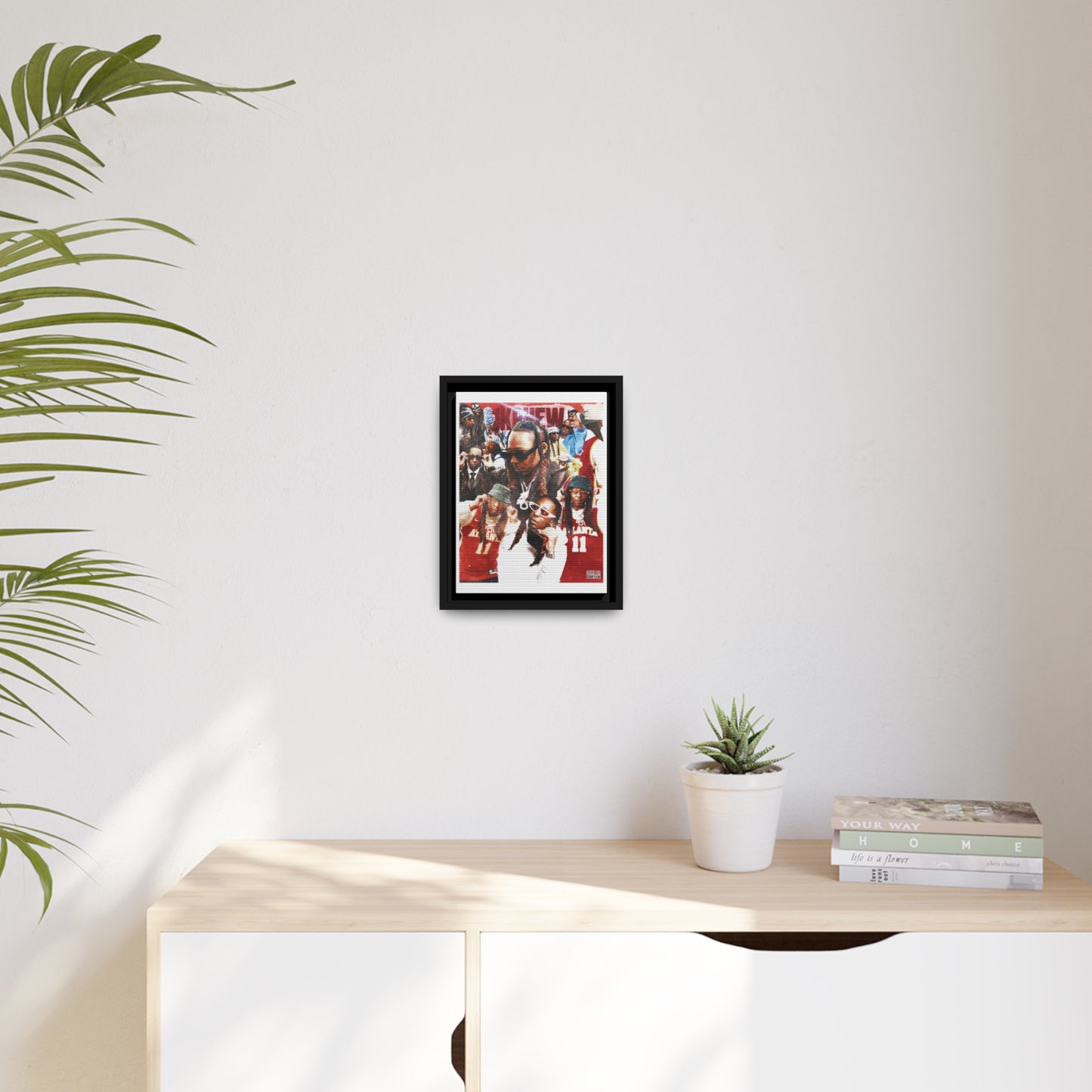 1K Phew | Matte Canvas Framed