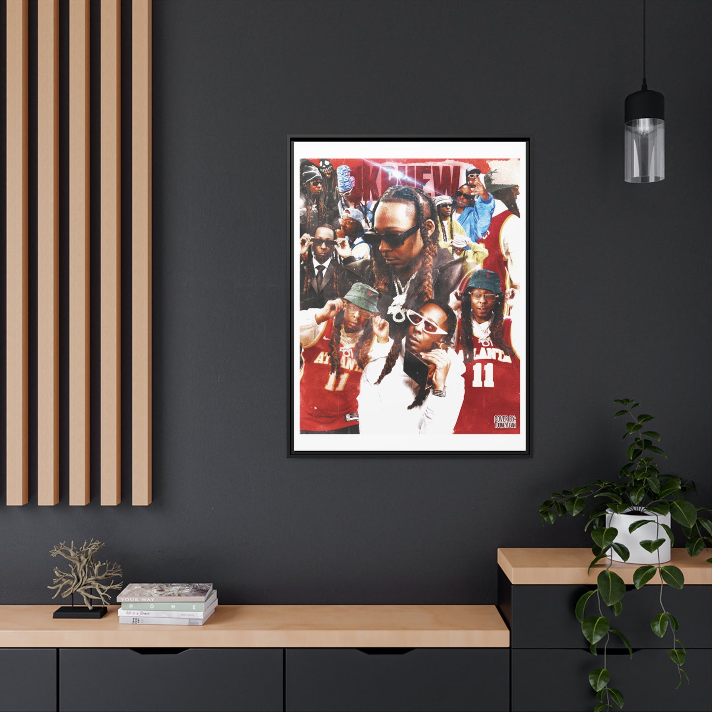 1K Phew | Matte Canvas Framed