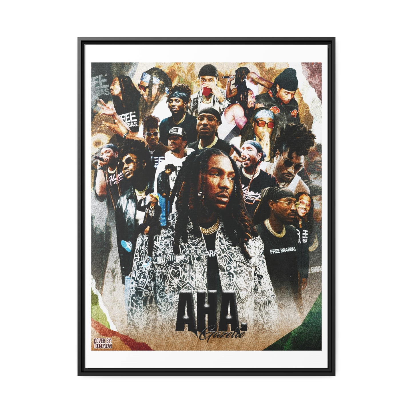 AHA Gazelle | Matte Canvas Framed