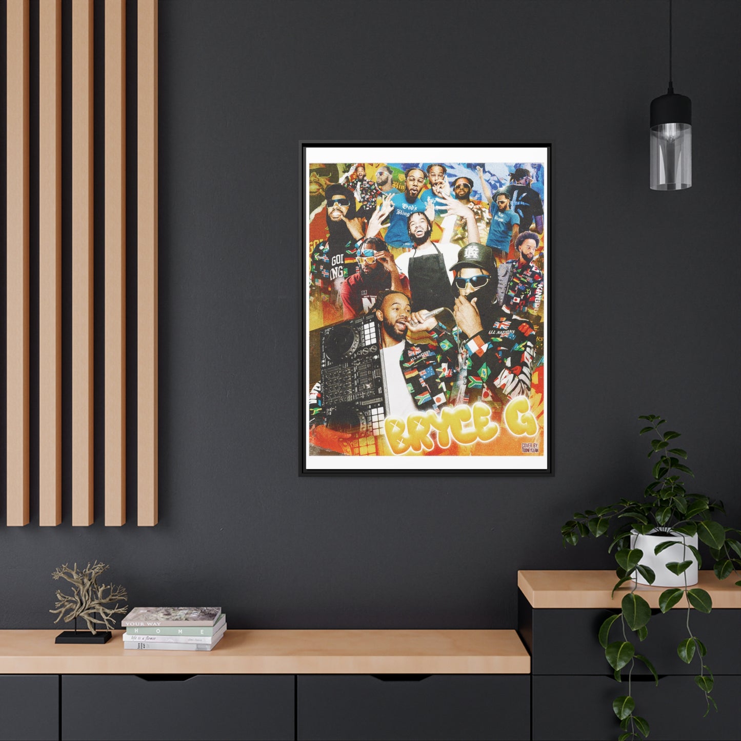BRYCE G | Matte Canvas Framed