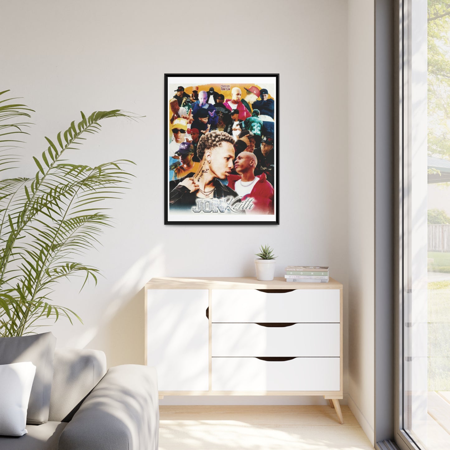 JonKeith | Matte Canvas Framed