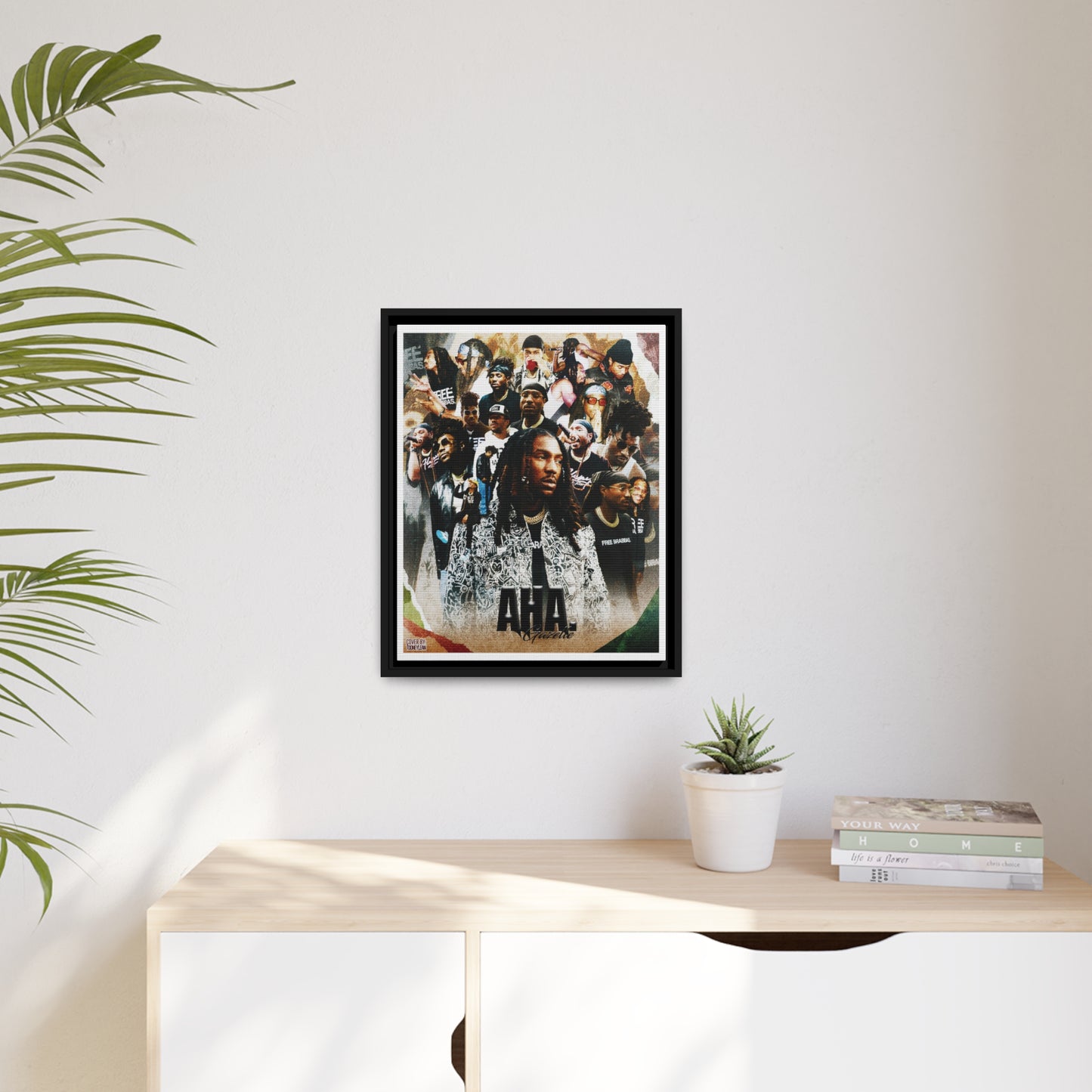 AHA Gazelle | Matte Canvas Framed