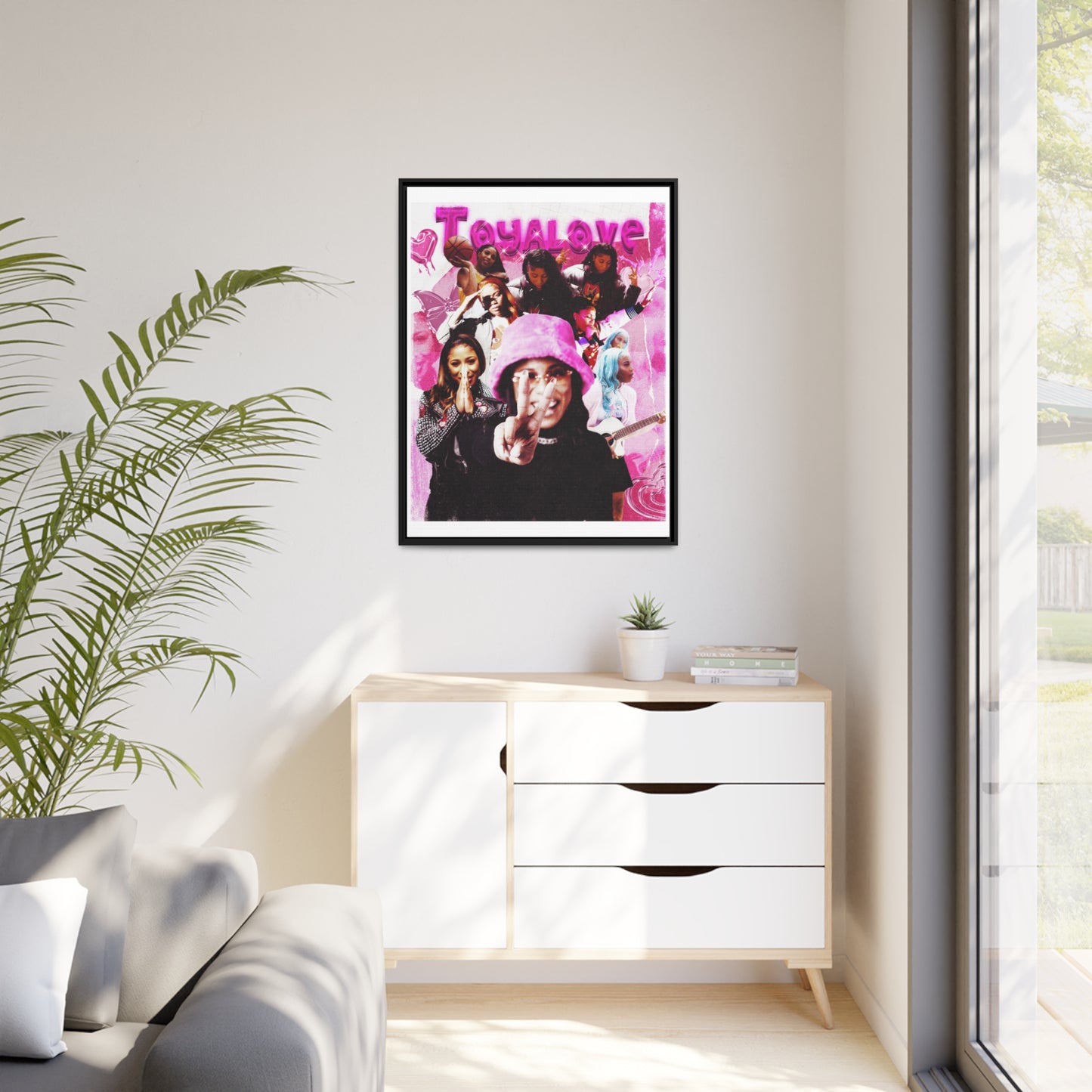 TOYA LOVE | Matte Canvas Framed