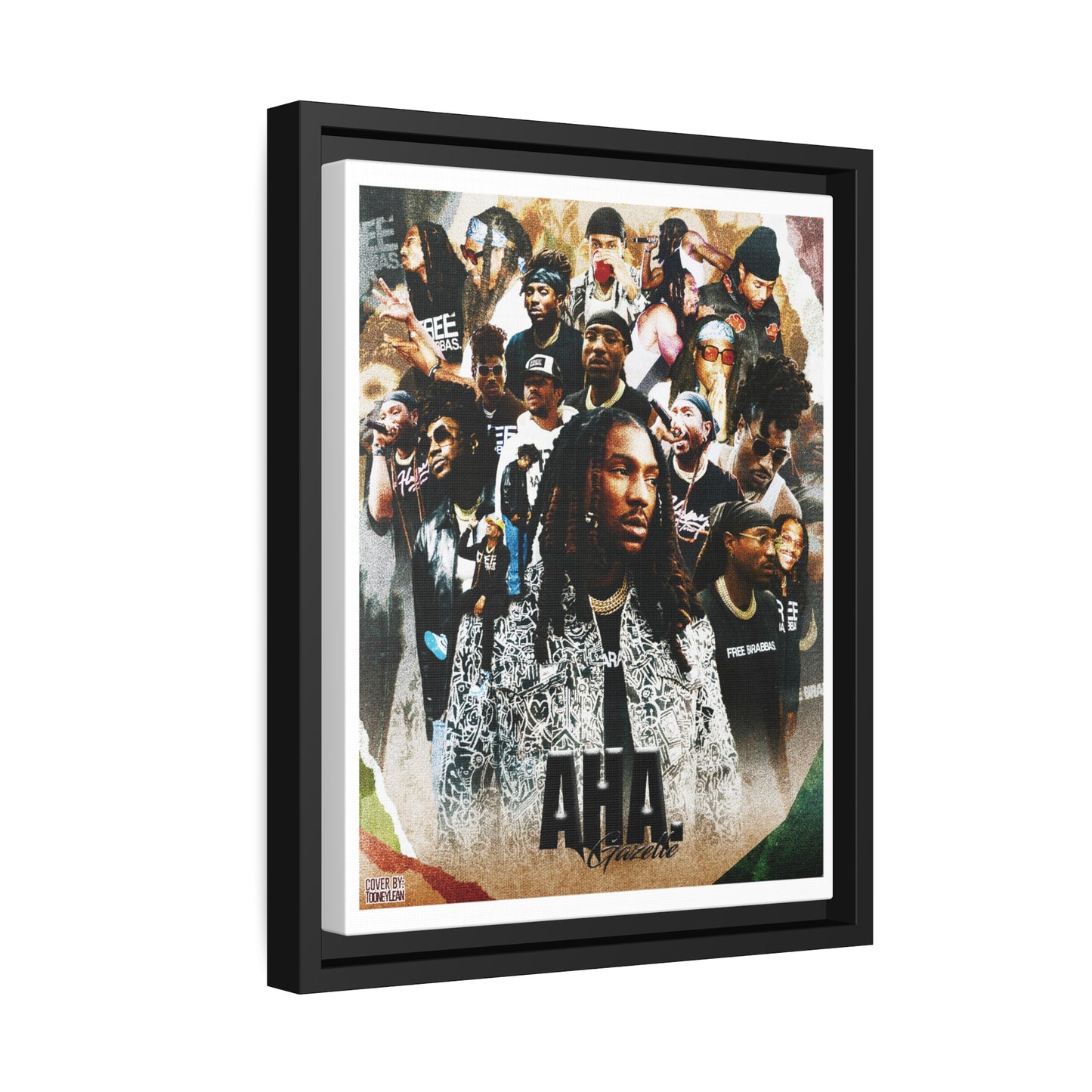 AHA Gazelle | Matte Canvas Framed