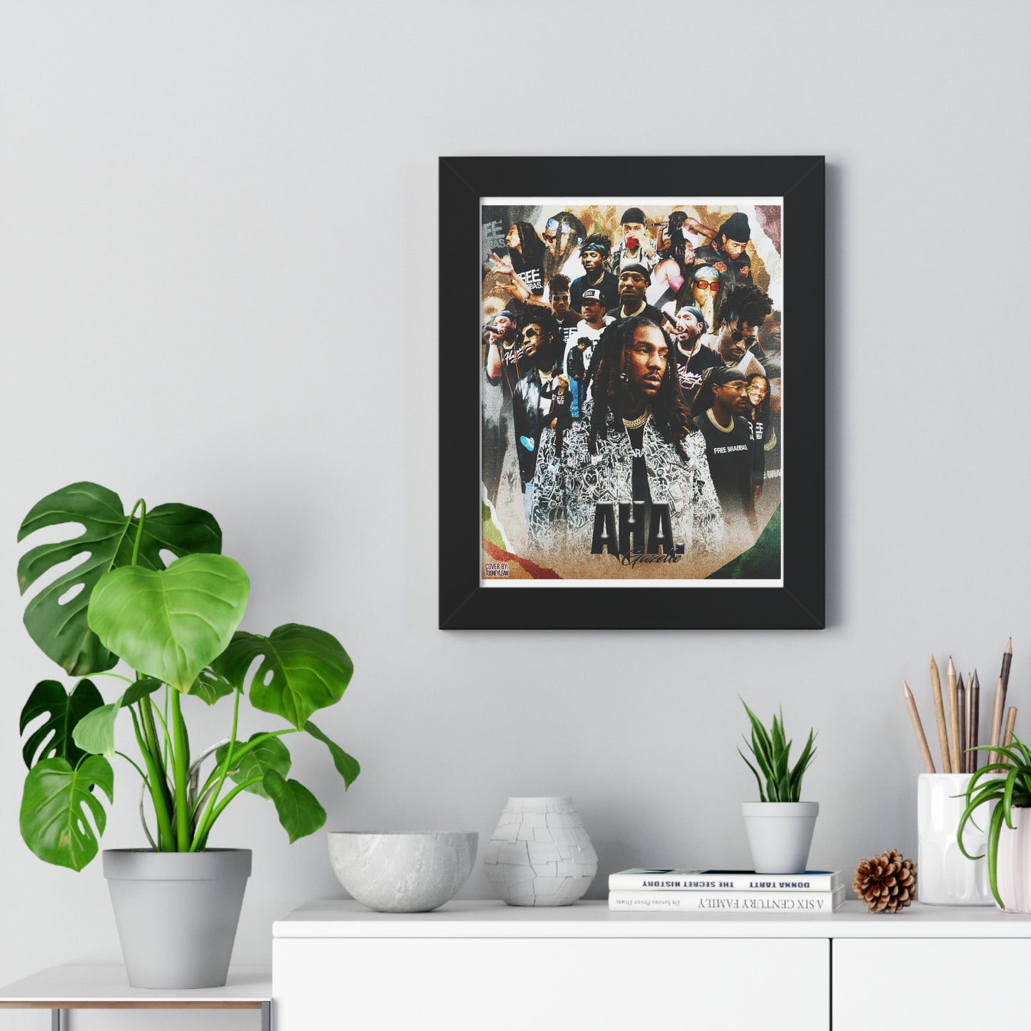 AHA Gazelle | Poster Framed