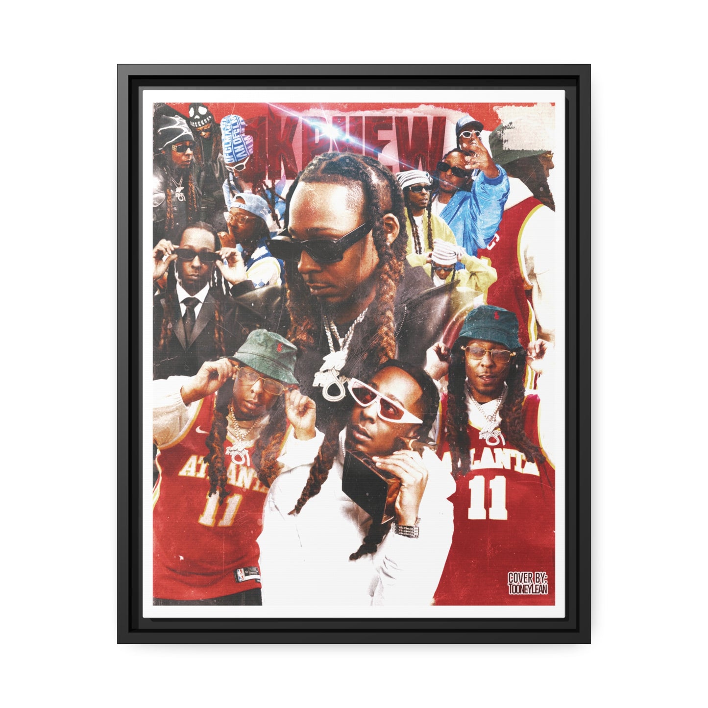 1K Phew | Matte Canvas Framed