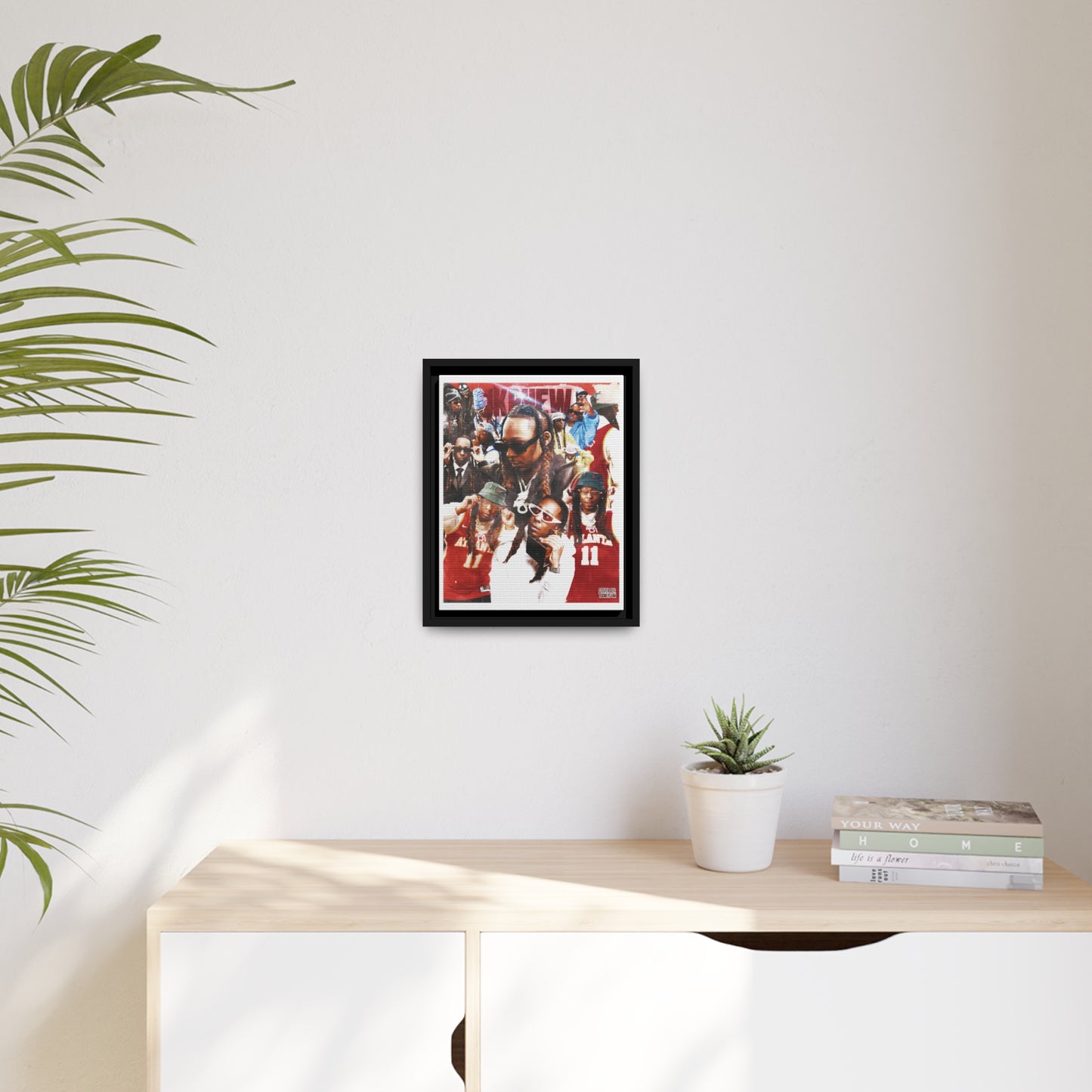 1K Phew | Matte Canvas Framed
