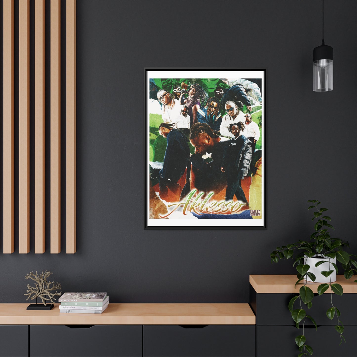 Aklesso | Matte Canvas Framed