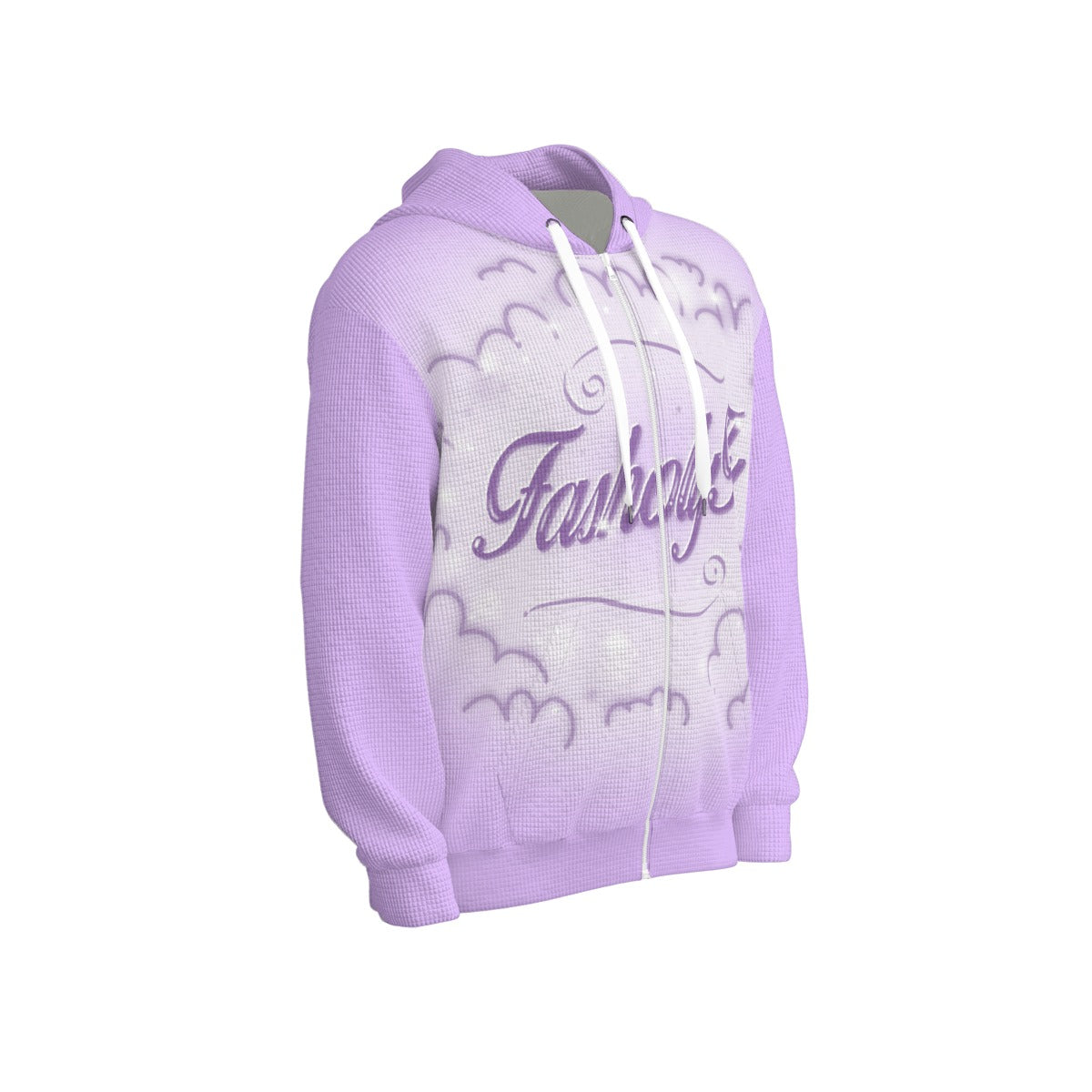 Lavender Thermal | Zip-Up Hoodie