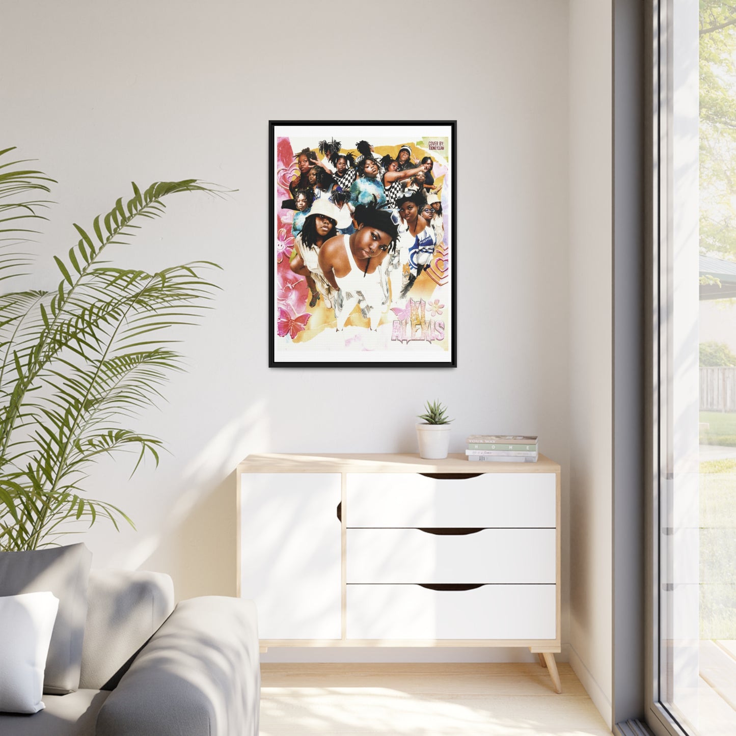 KI ALEXIS | Matte Canvas Framed