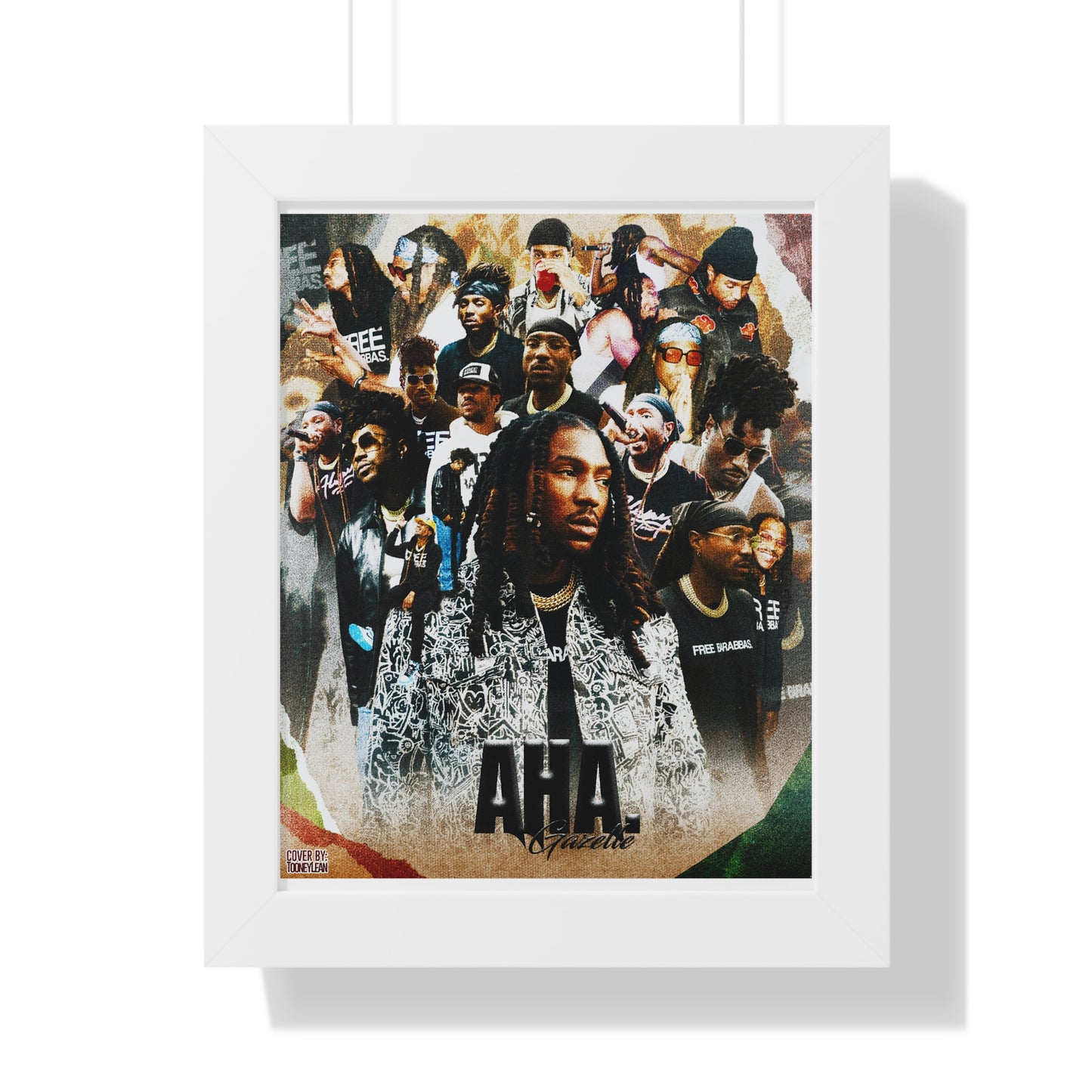 AHA Gazelle | Poster Framed