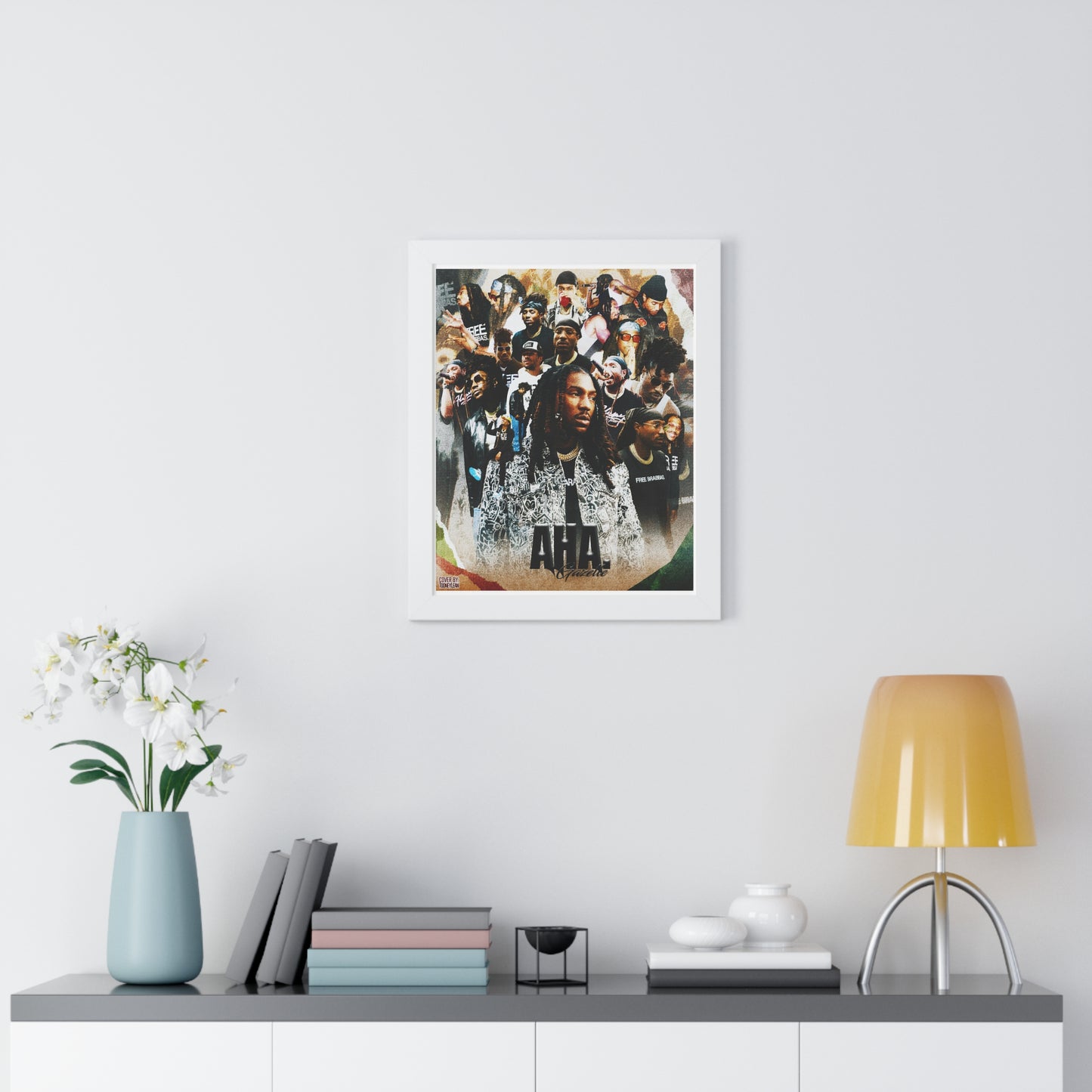 AHA Gazelle | Poster Framed