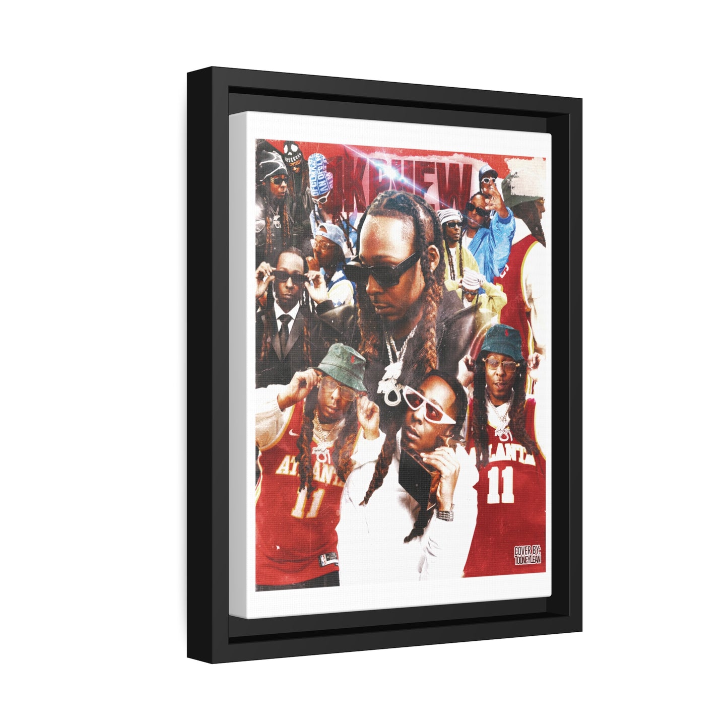 1K Phew | Matte Canvas Framed