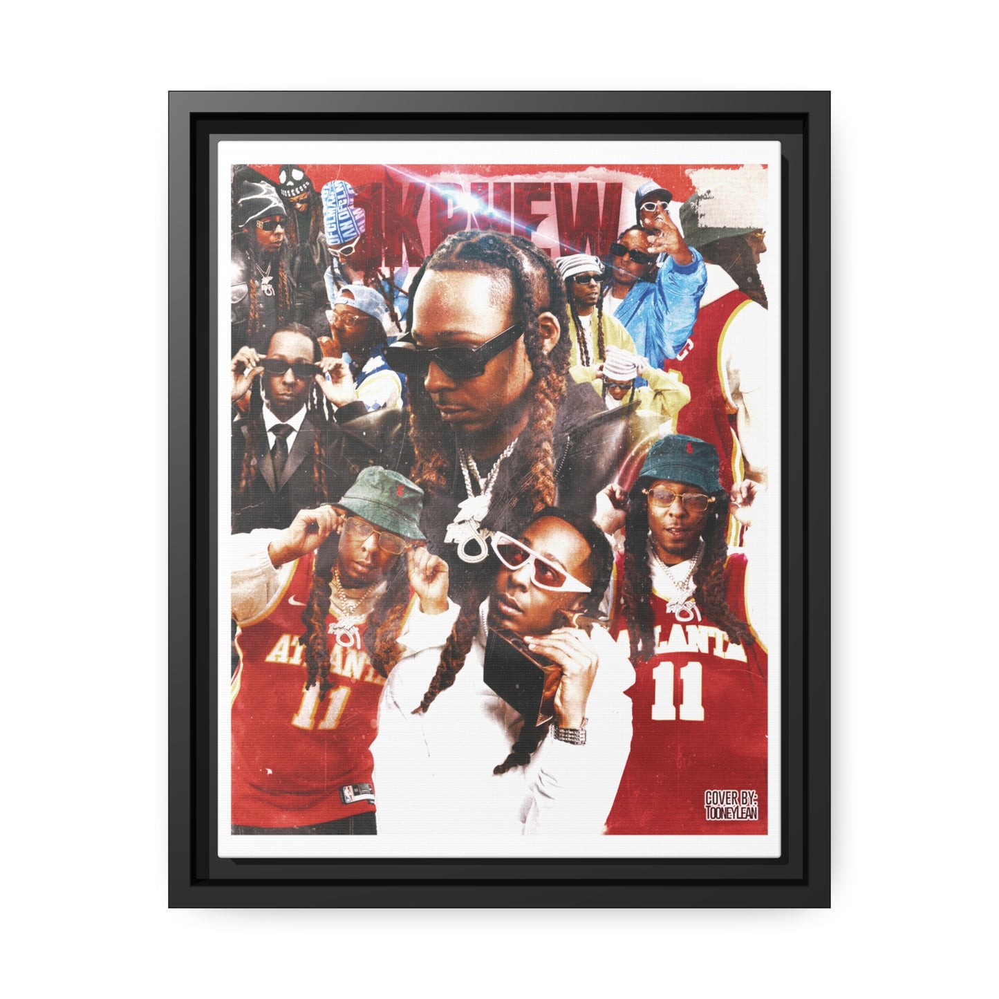 1K Phew | Matte Canvas Framed