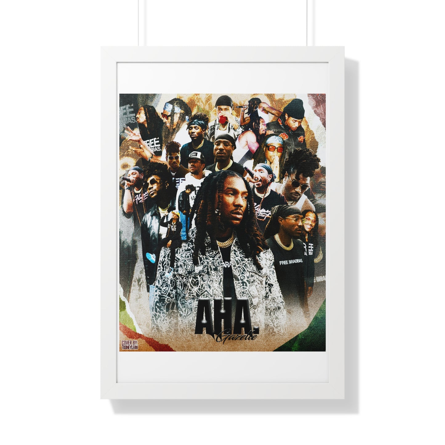 AHA Gazelle | Poster Framed