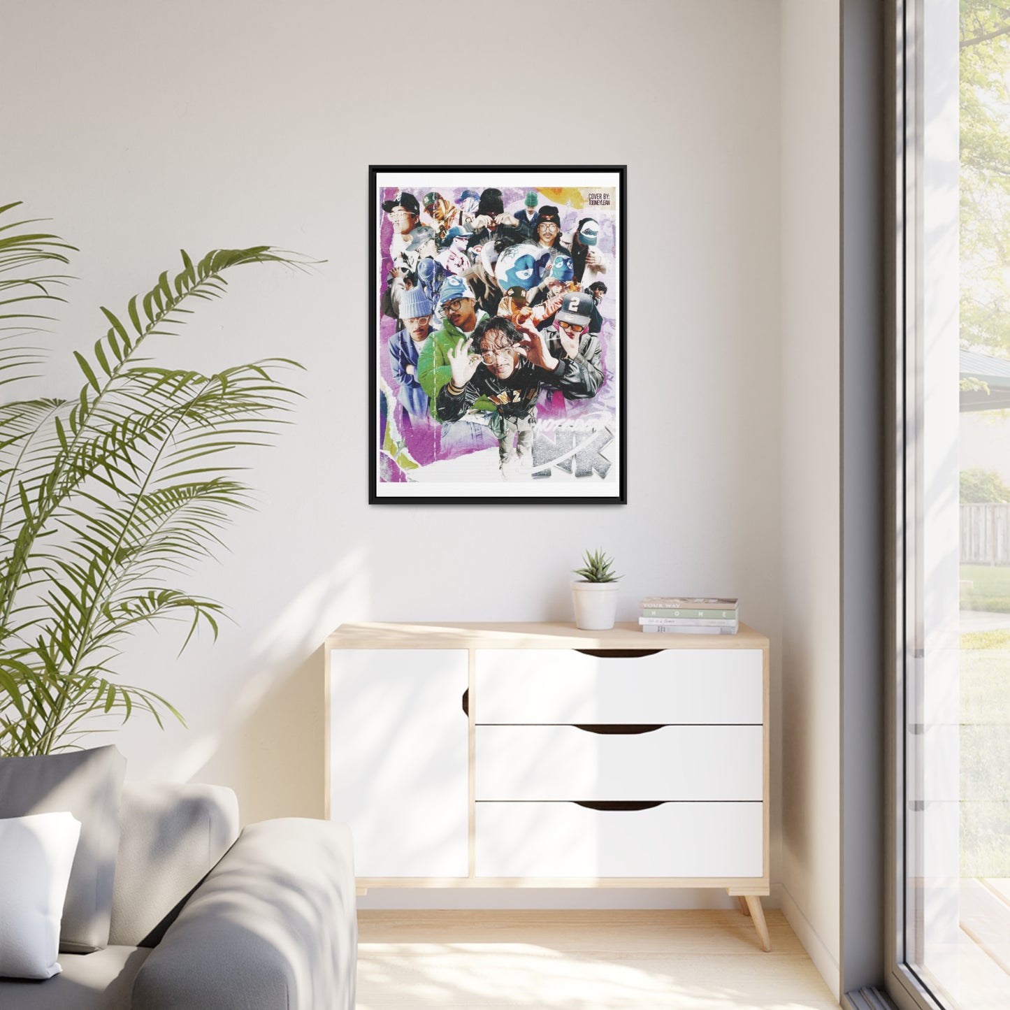 NotKlyde | Matte Canvas Framed