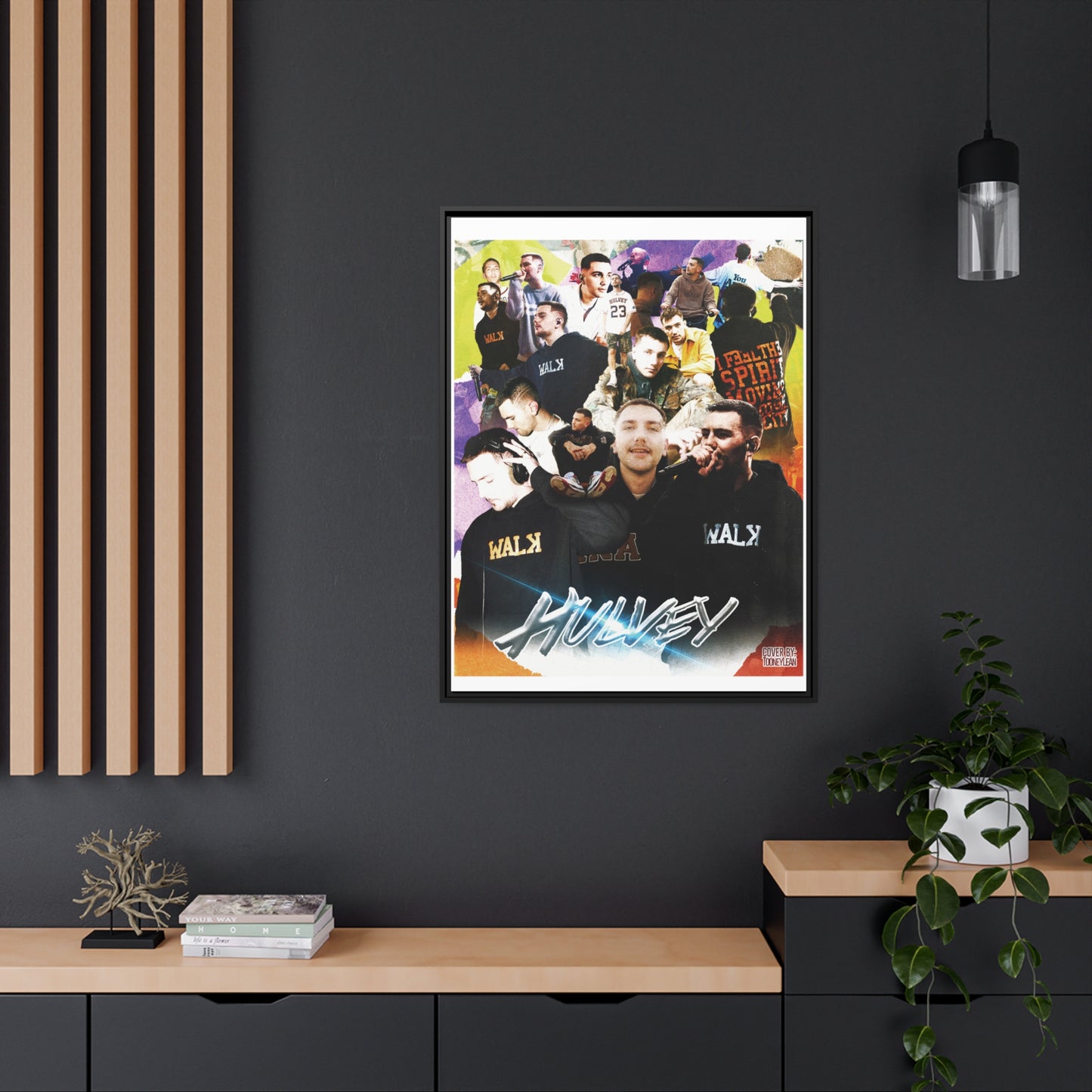 Hulvey | Matte Canvas Framed