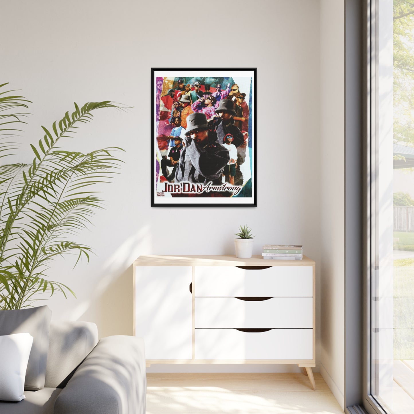 Jor'Dan Armstrong | Matte Canvas Framed