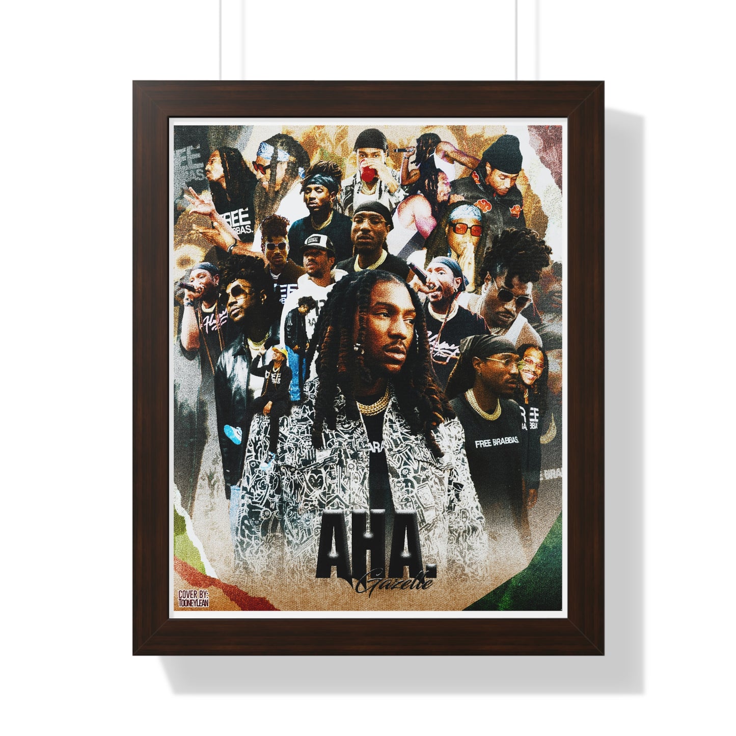 AHA Gazelle | Poster Framed