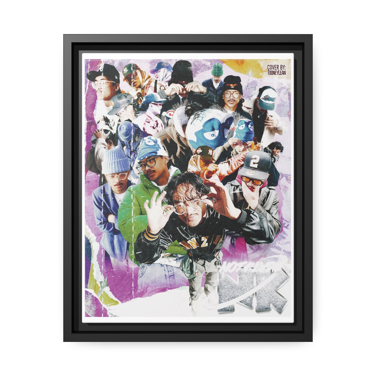 NotKlyde | Matte Canvas Framed