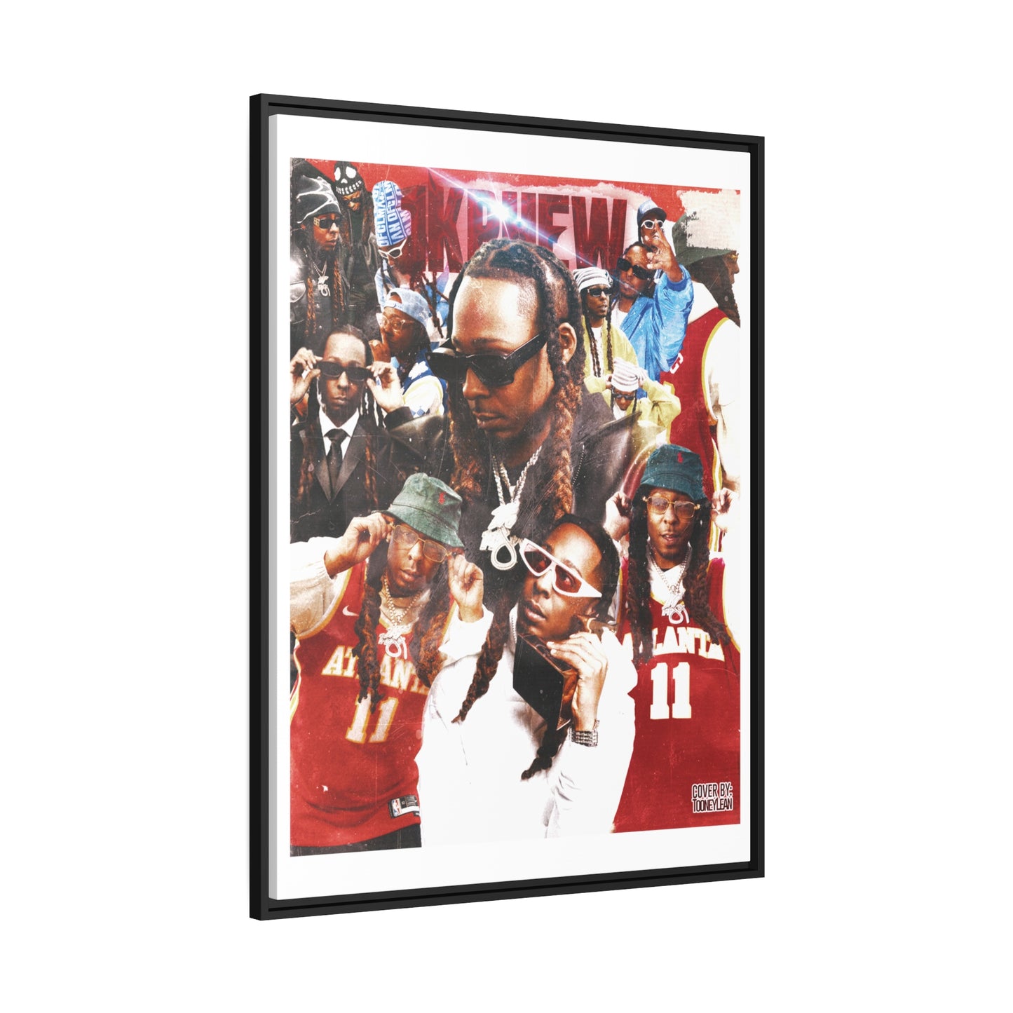 1K Phew | Matte Canvas Framed