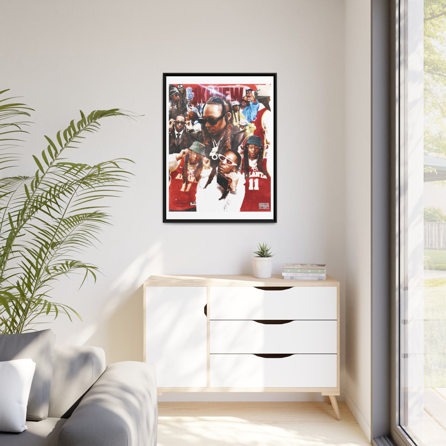 1K Phew | Matte Canvas Framed