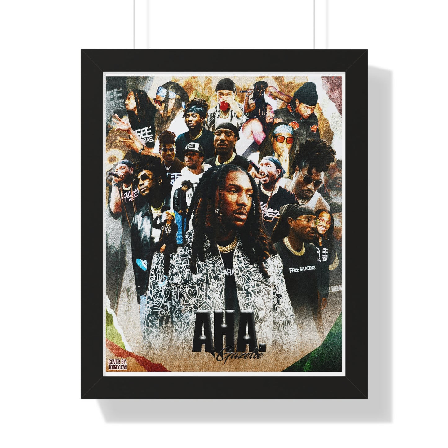 AHA Gazelle | Poster Framed