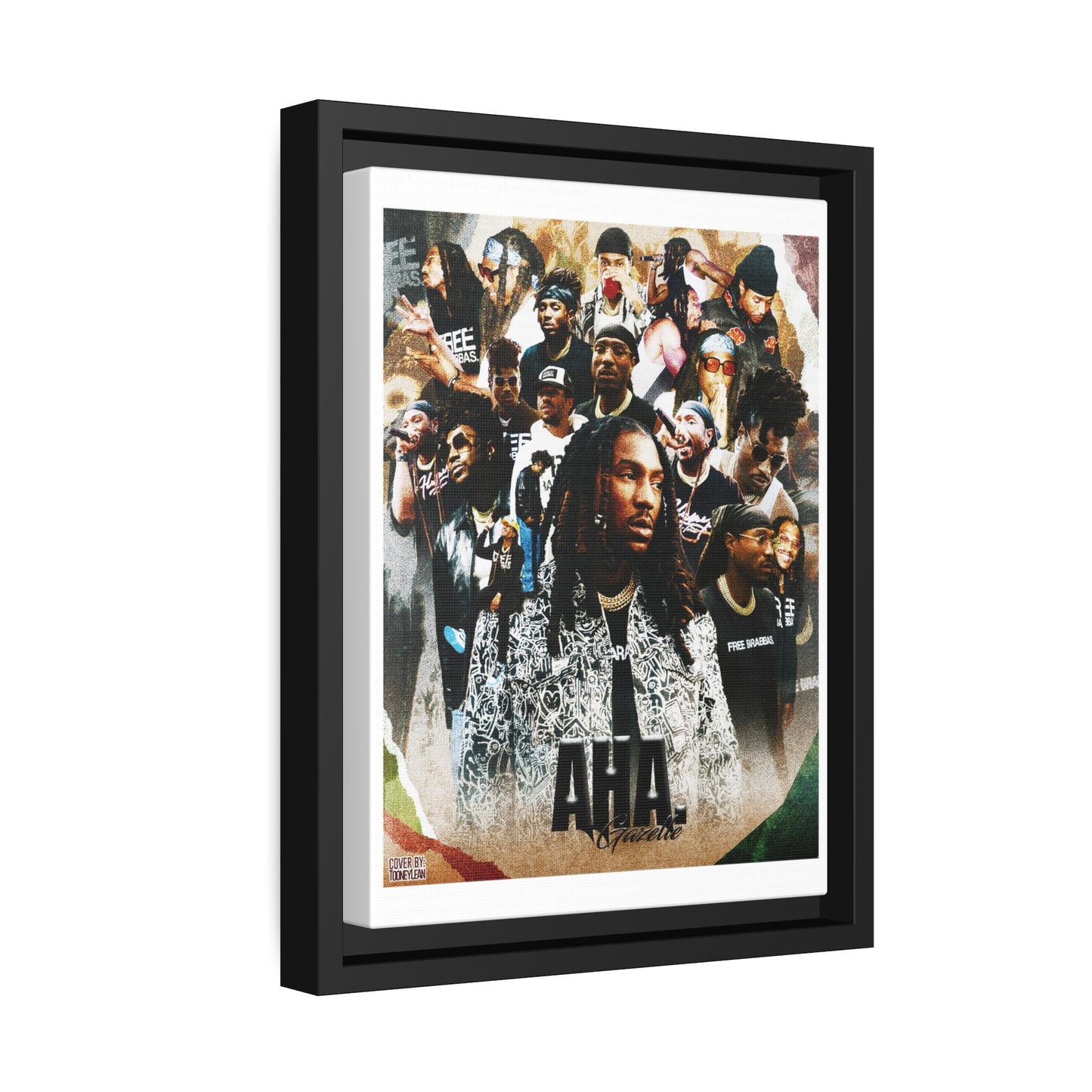 AHA Gazelle | Matte Canvas Framed