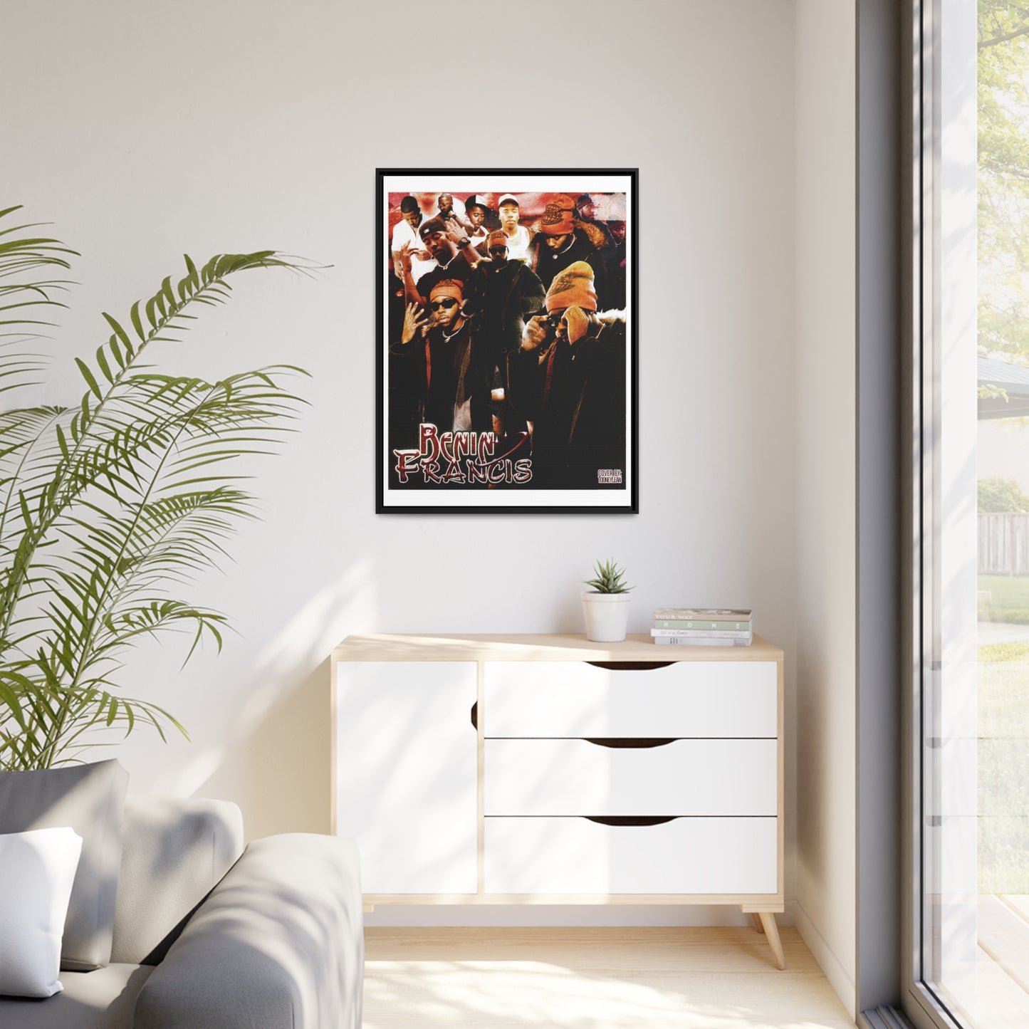 Benin Francis | Matte Canvas Framed