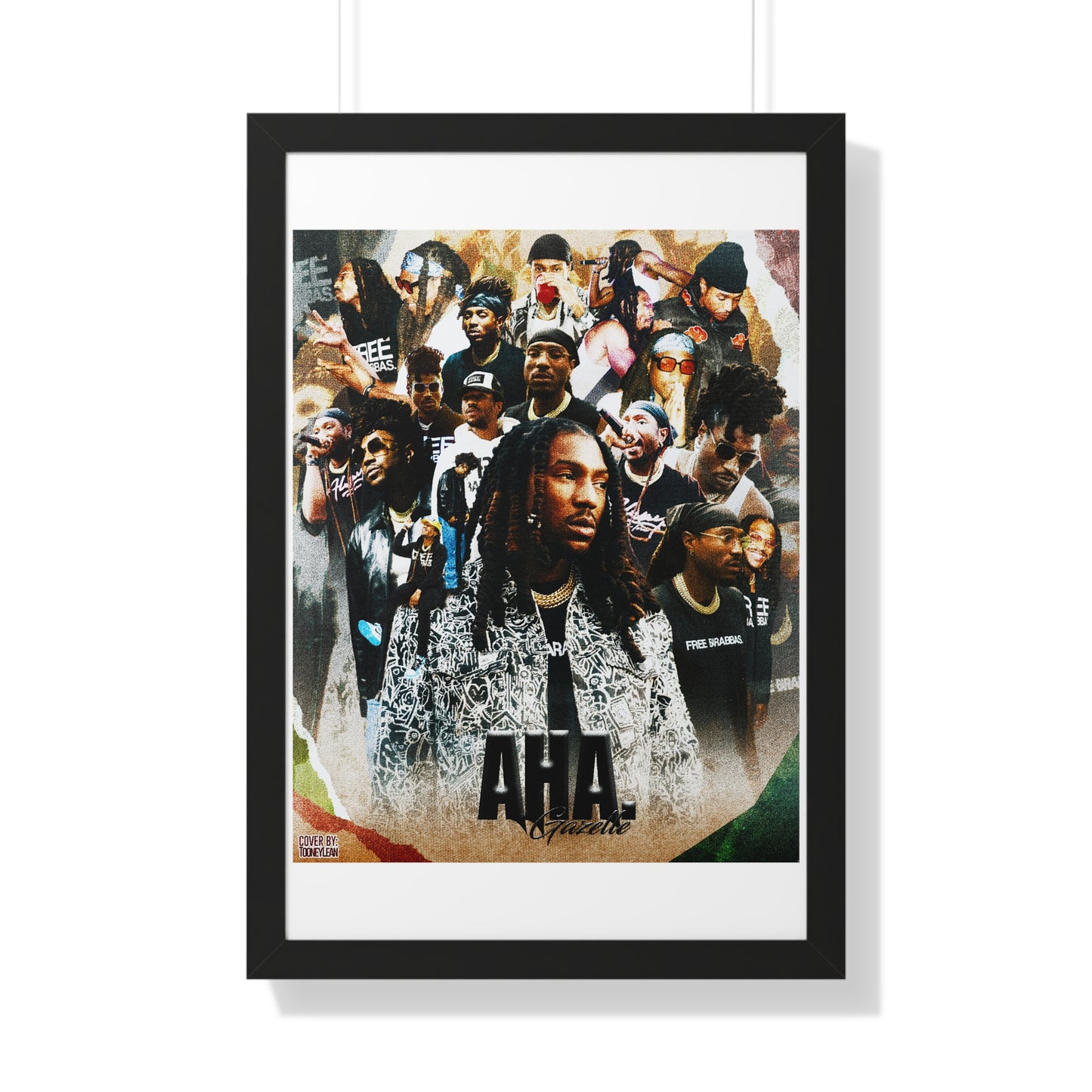 AHA Gazelle | Poster Framed