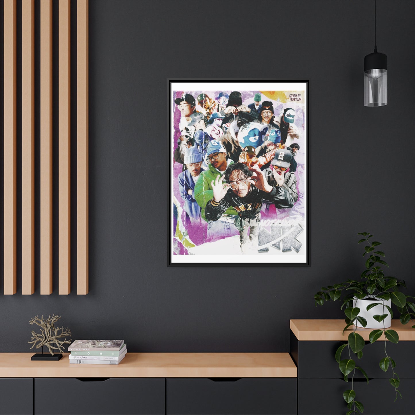 NotKlyde | Matte Canvas Framed