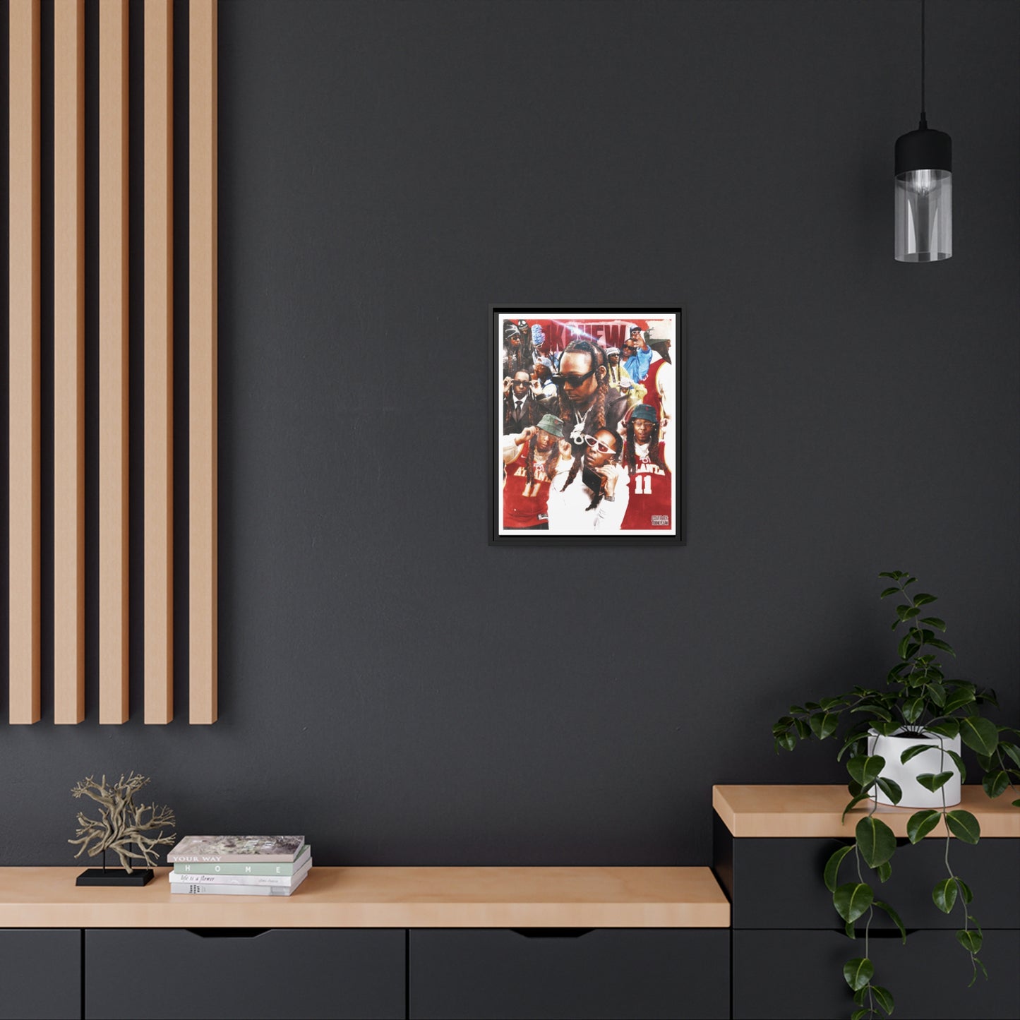 1K Phew | Matte Canvas Framed