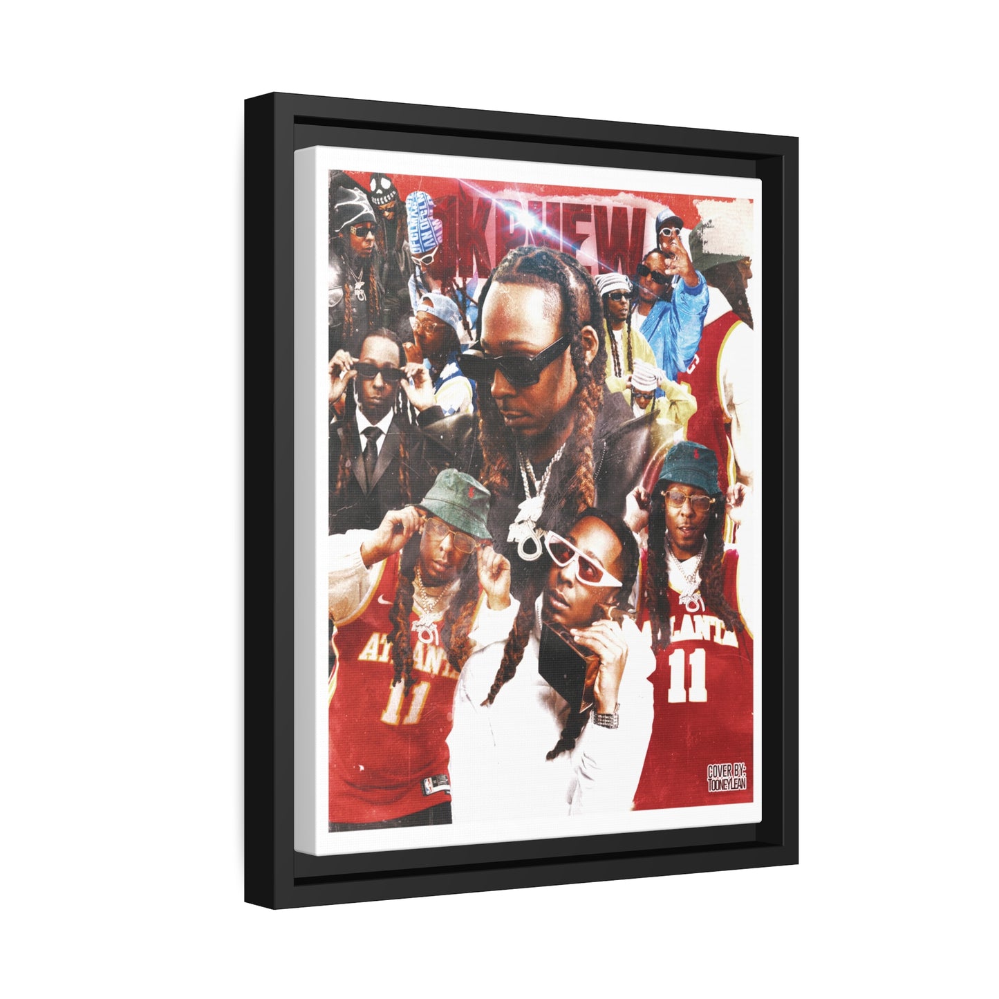 1K Phew | Matte Canvas Framed