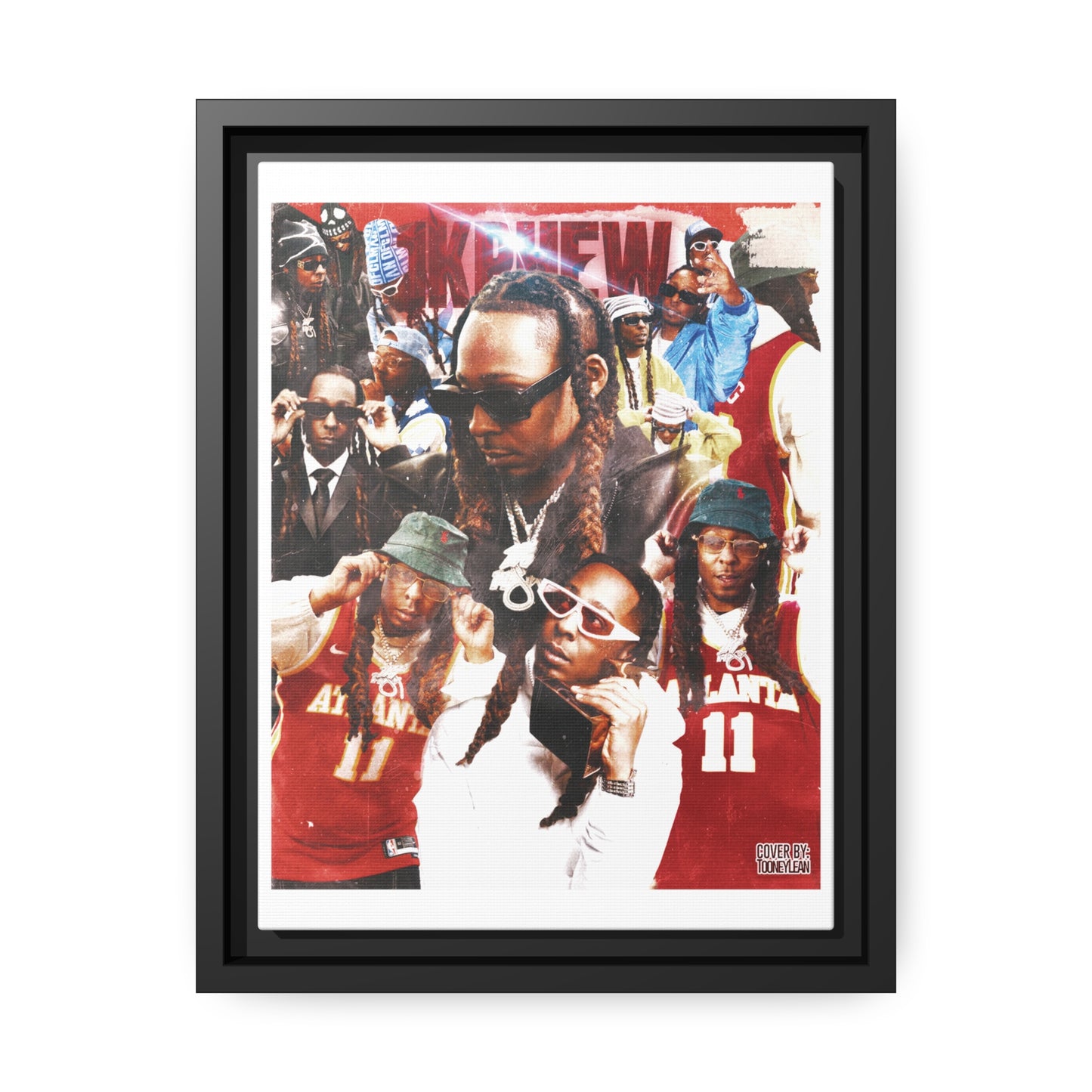 1K Phew | Matte Canvas Framed