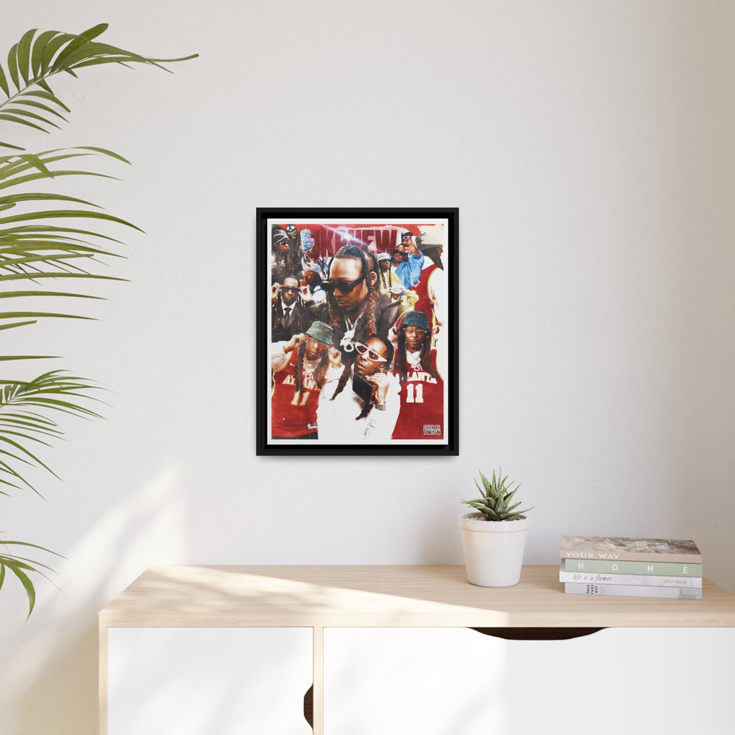 1K Phew | Matte Canvas Framed