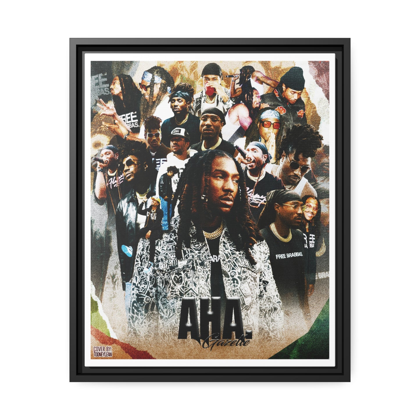 AHA Gazelle | Matte Canvas Framed