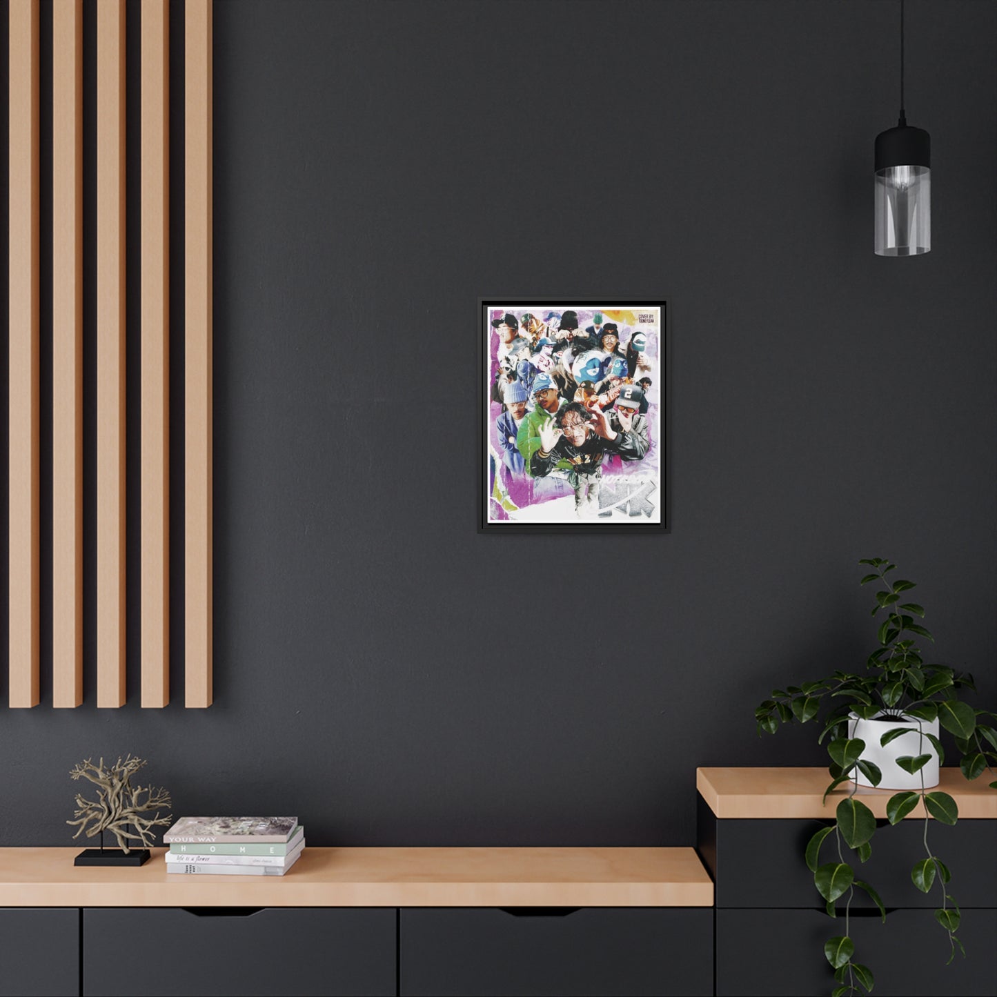 NotKlyde | Matte Canvas Framed
