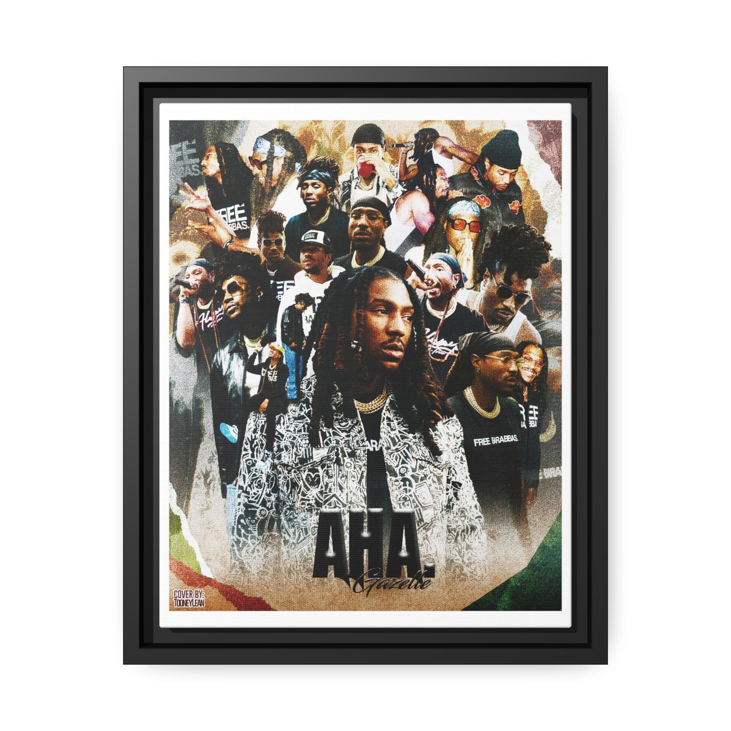 AHA Gazelle | Matte Canvas Framed