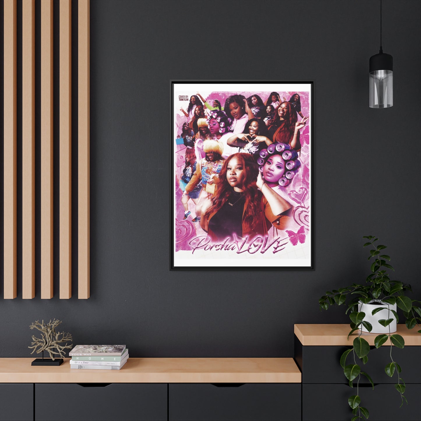 PorshaLove | Matte Canvas Framed