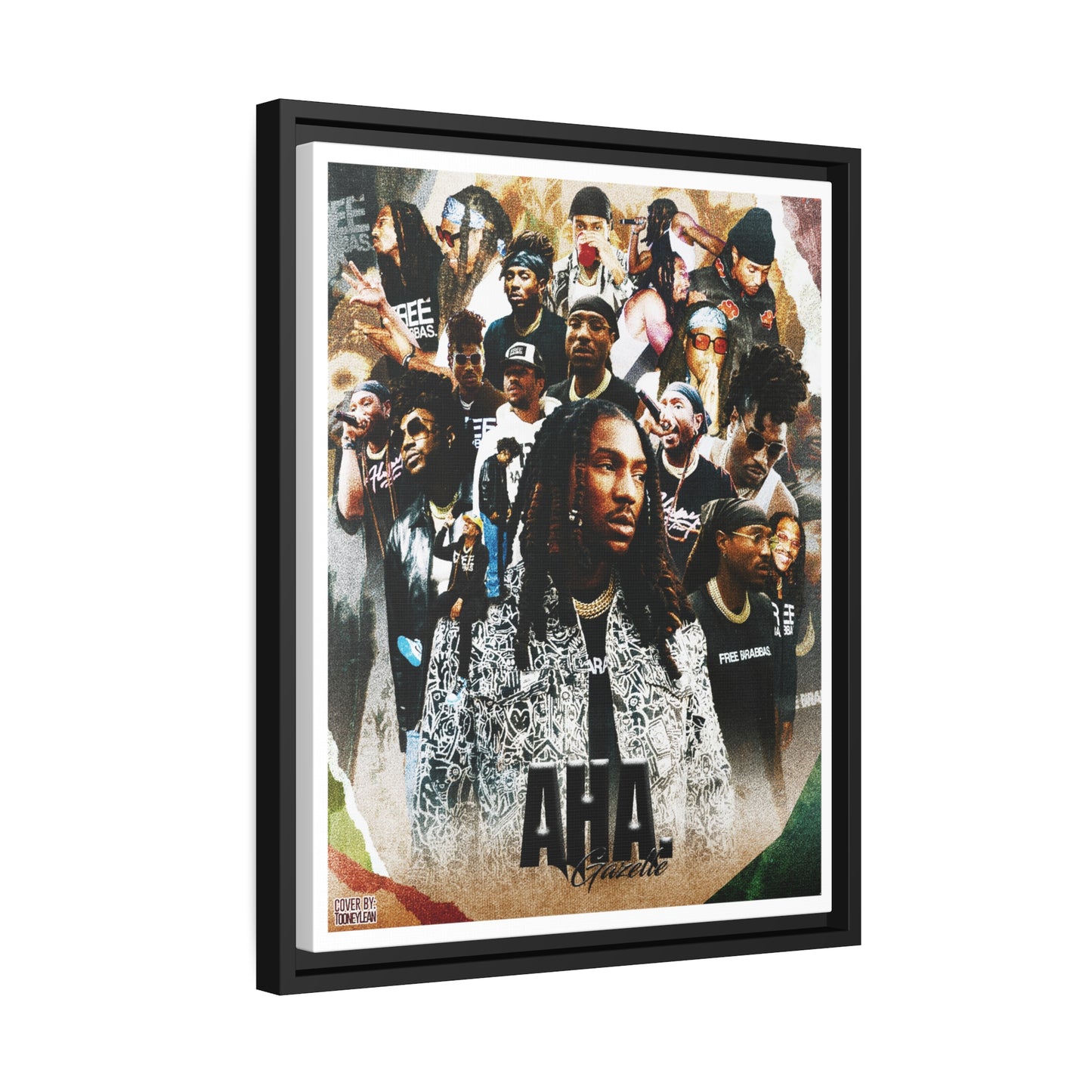 AHA Gazelle | Matte Canvas Framed