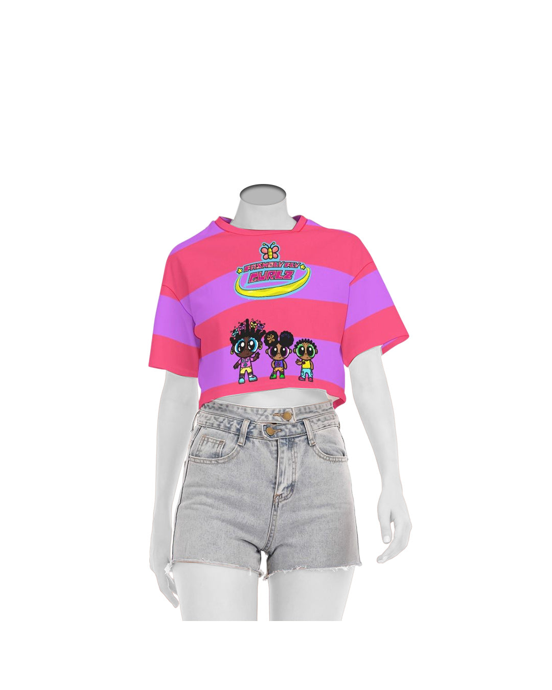 FFGURLZ Crop Tshirt | 190GSM Cotton