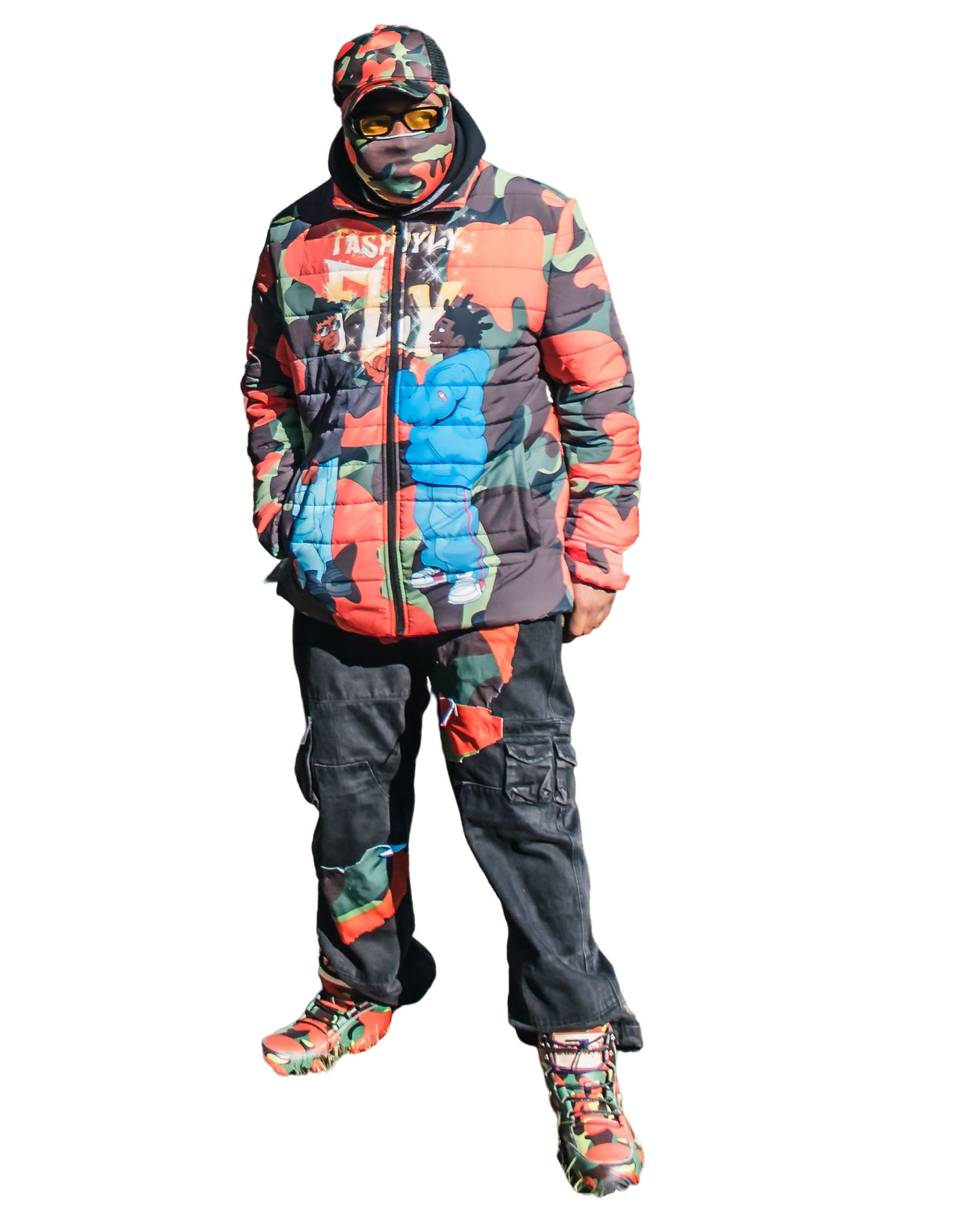 FasholyFly Guyz | Puffer Jacket (AOP)