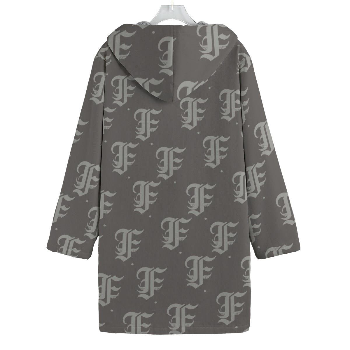 FFGrey | Fleece Canvas Coat