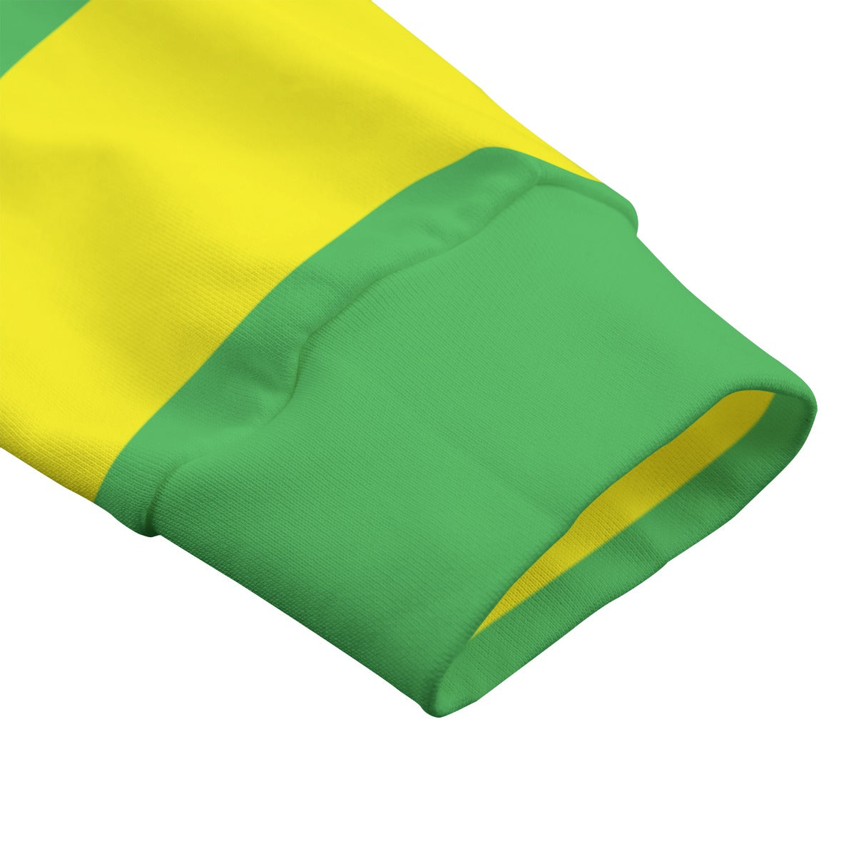 Yellow & Green Swoosh (Striped Sweater Polo) | 310GSM Cotton