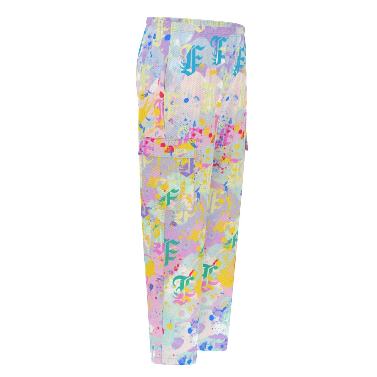 FFPastelSplatta | Track Cargo Pants