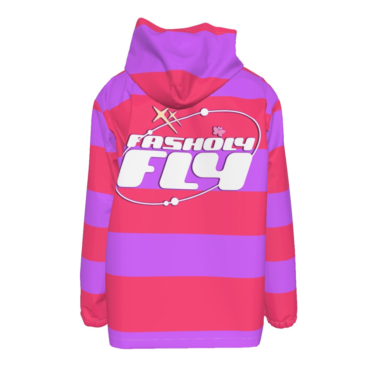 Pink & Purple Striped | Windbreaker