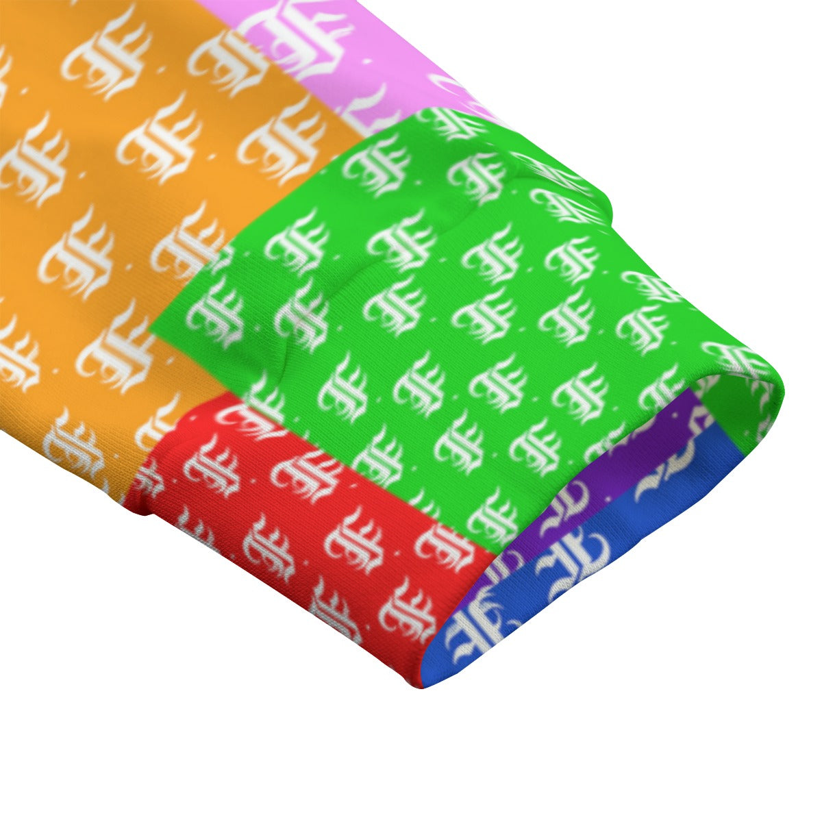 Multi-Color Patchwork Heavyweight Zip-Up Polo | 310GSM Cotton
